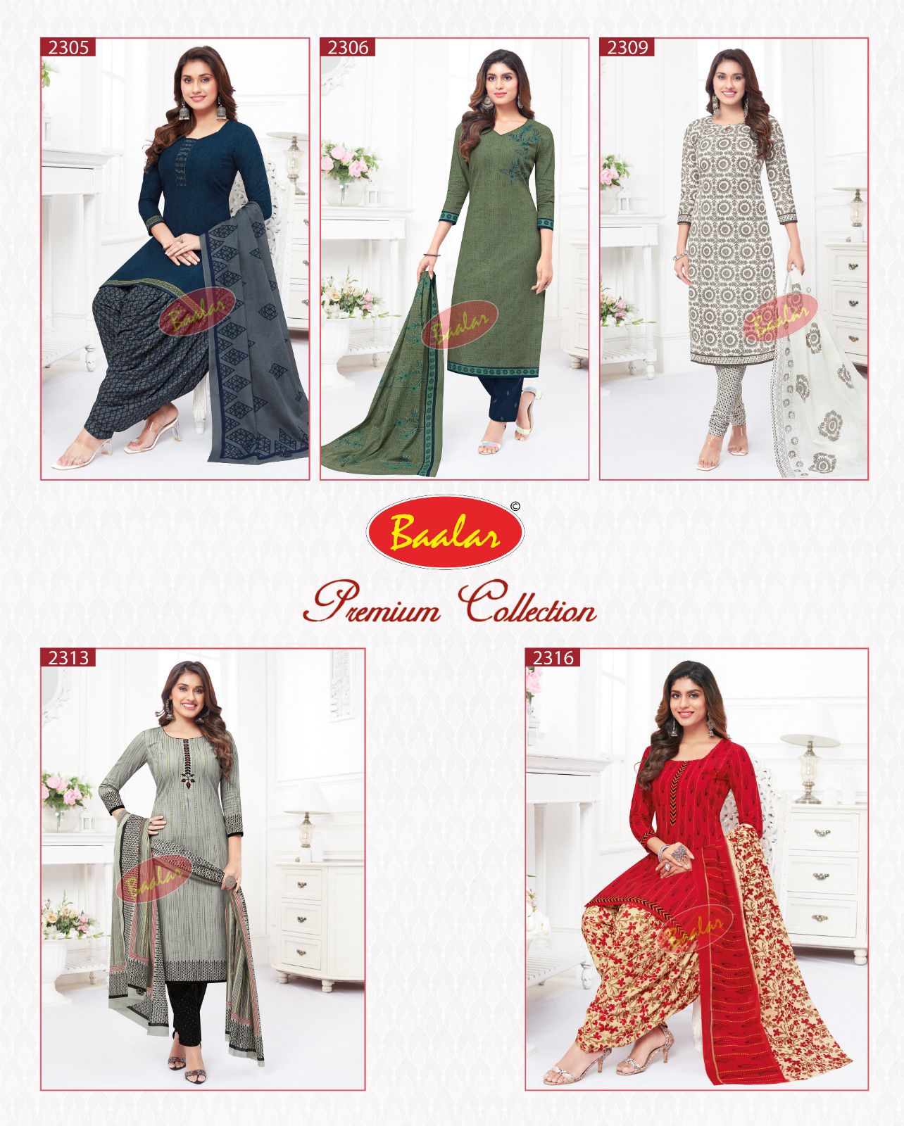 Zaara Vol 14 By Baalar Cotton Printed Dress Material Collection